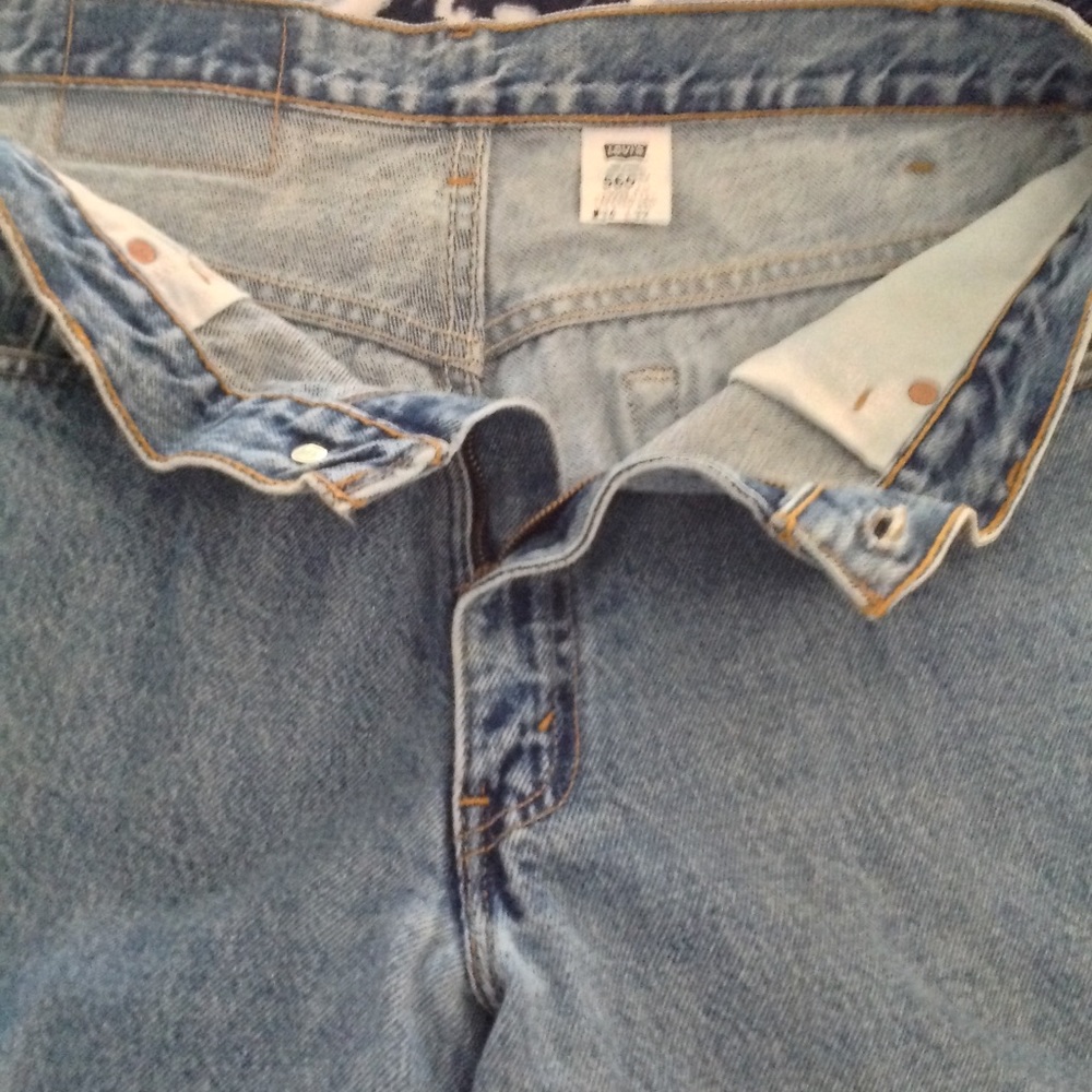 Vintage Levi’s 560 Men’s Denim Blue Jeans W34 L 32